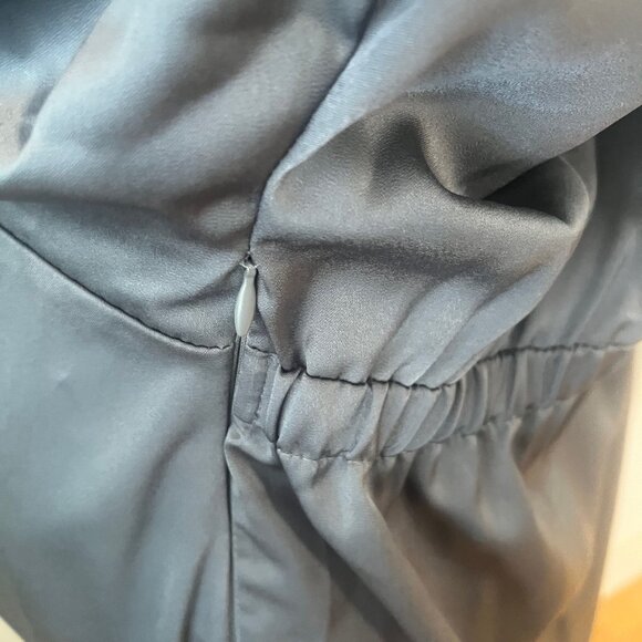 NWT THE DROP  Women's Estelle Deep V-Neck Front-Tie Mini Dress Size Large - Picture 7 of 9